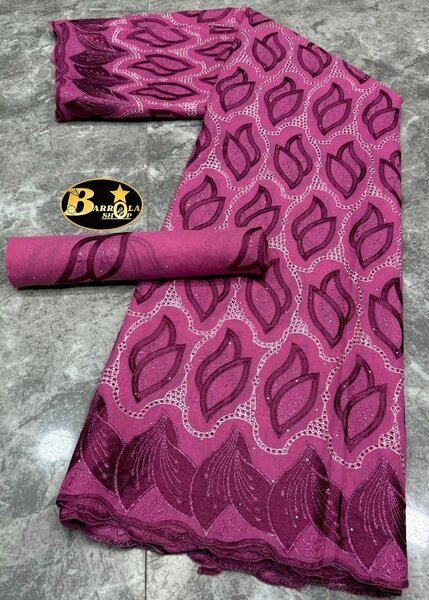 Tissu Brodé Africain