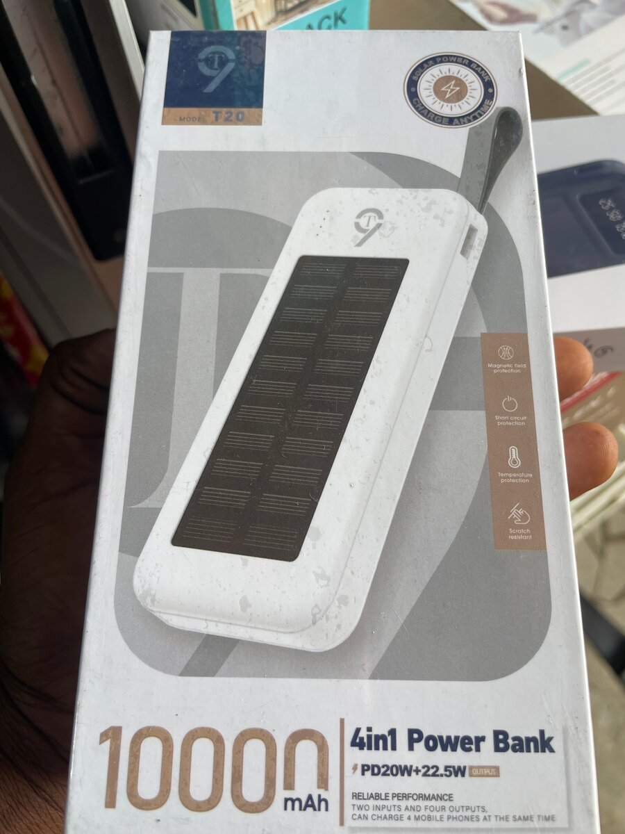 Batterie externe solaire 10000mAh