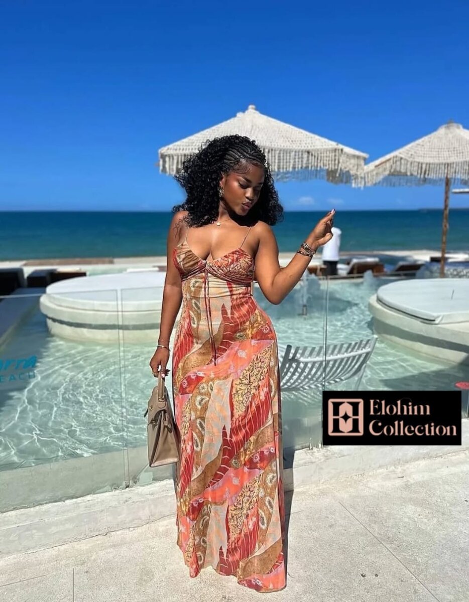 Robe longue d'été élégante