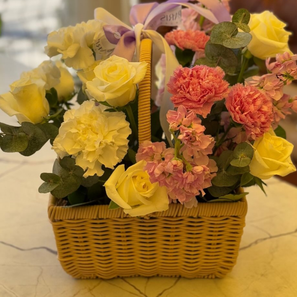 Идеальные цветочные корзинки для тех, кто ценит стиль и утонченность!✨