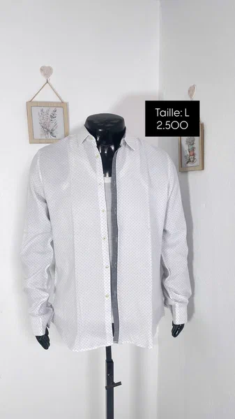 Chemise homme élégante blanche