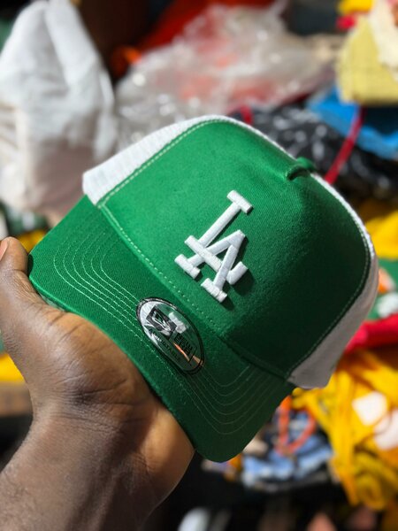 Casquette LA verte et blanche