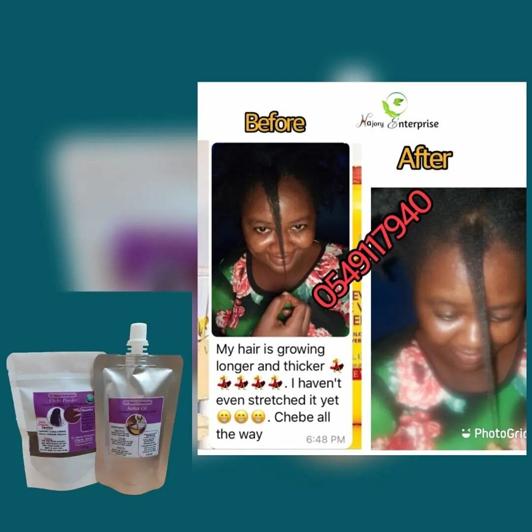 Chebe powder &Karkar oil( 100g/ml)