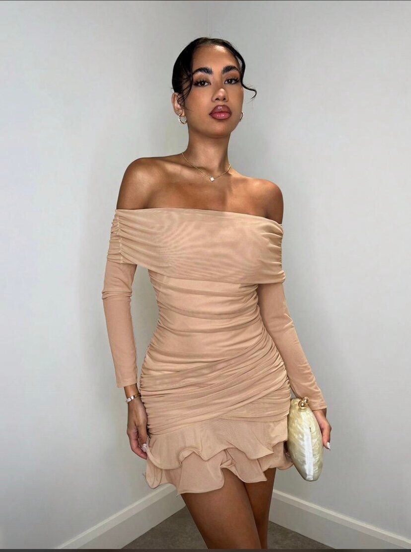 Robe élégante moulante femme