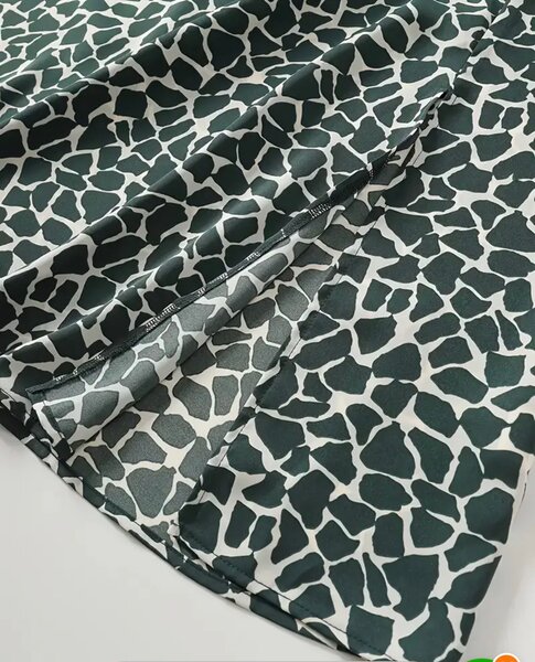 Jupe longue à motif chic