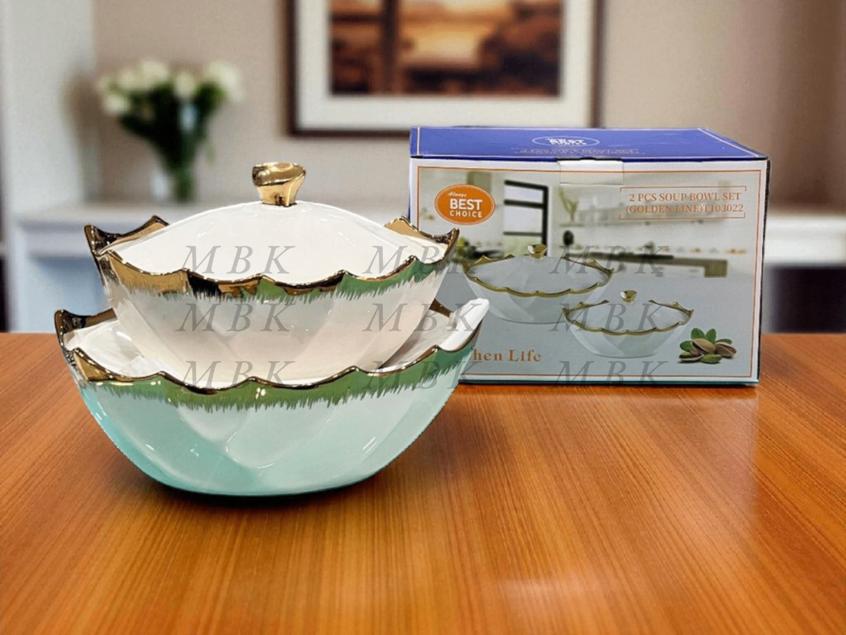 Ensemble de Bols Empilables Éléments Dorés