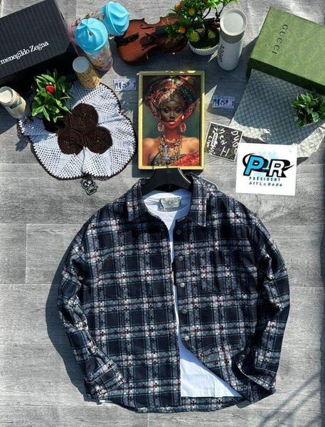 Djaket et chemise a carreau