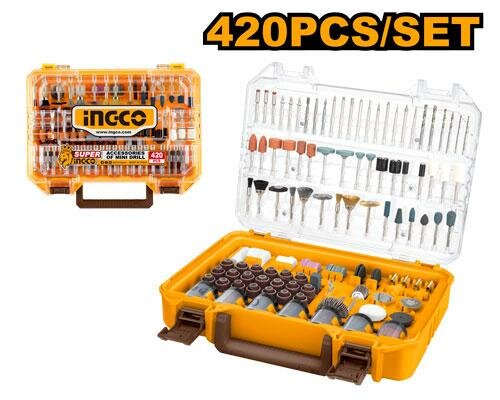 INGCO Kit Accessoires Perçage 420 pcs