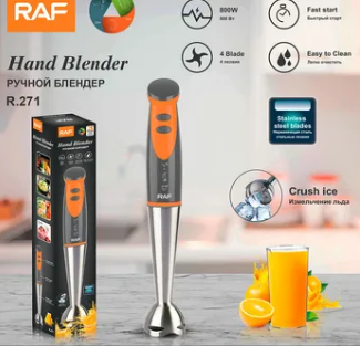 RAF R.271 Imported High Quality Heavy Duty Full Stainless Steel Body Hand Blender Stick Mixer 200, 800 - 2000 W 276 Ratings45 Answered Questions