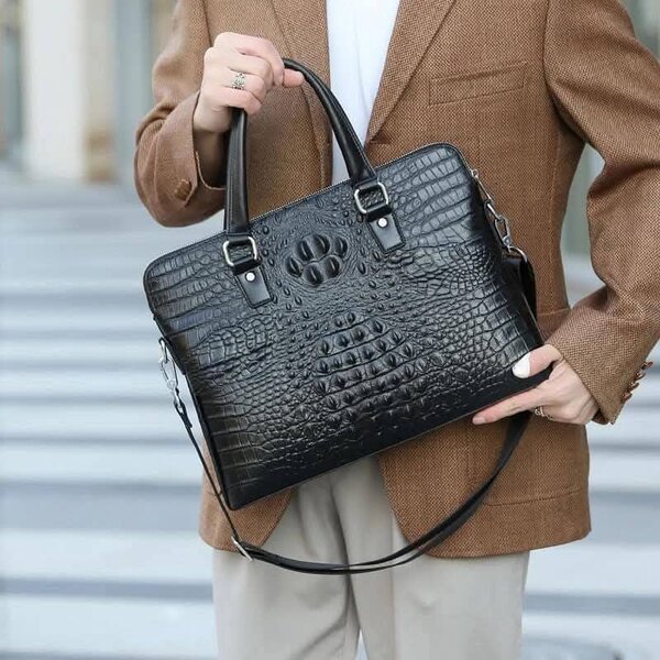 Sac à main en cuir pour homme