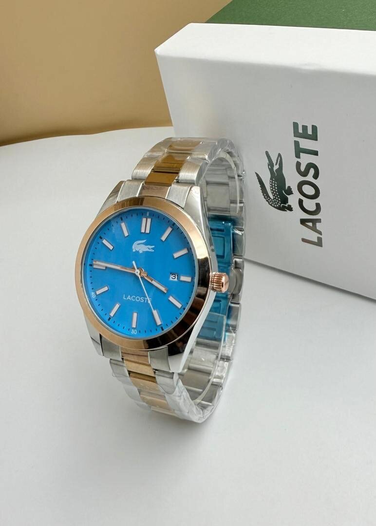 Montres élégantes Lacoste et Movado