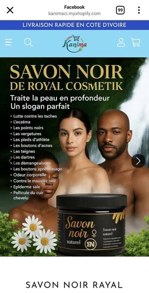 Savon Noir Naturel