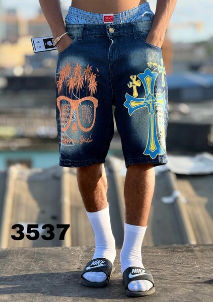Shorts en jean décontractés