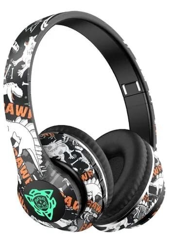 Casque Bluetooth imprimé coloré