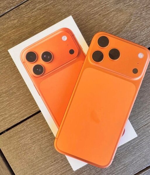 Coque orange élégante pour iPhone