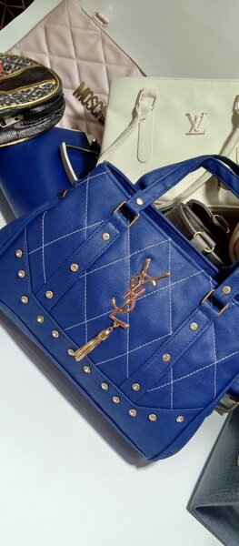 Branded hand bags.