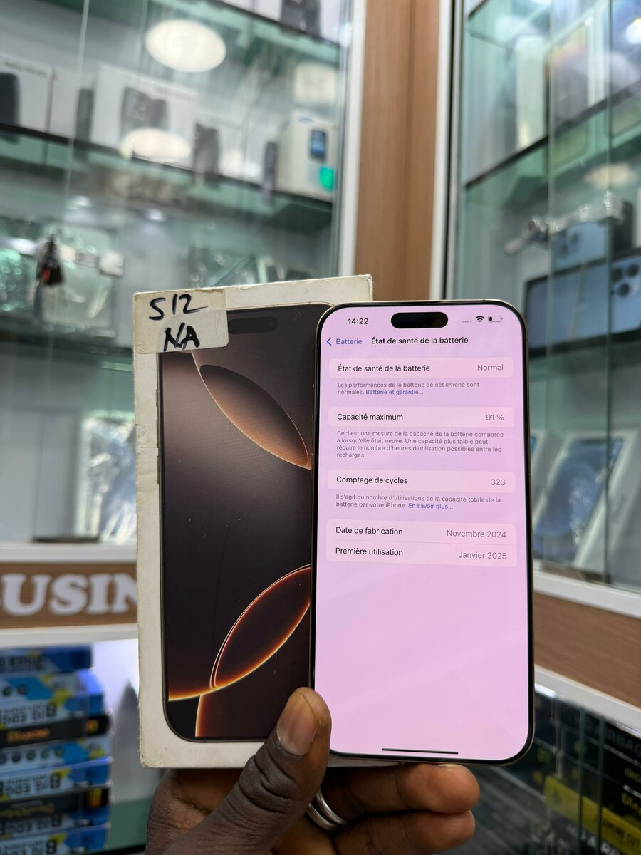 16pro max 512Go est disponible