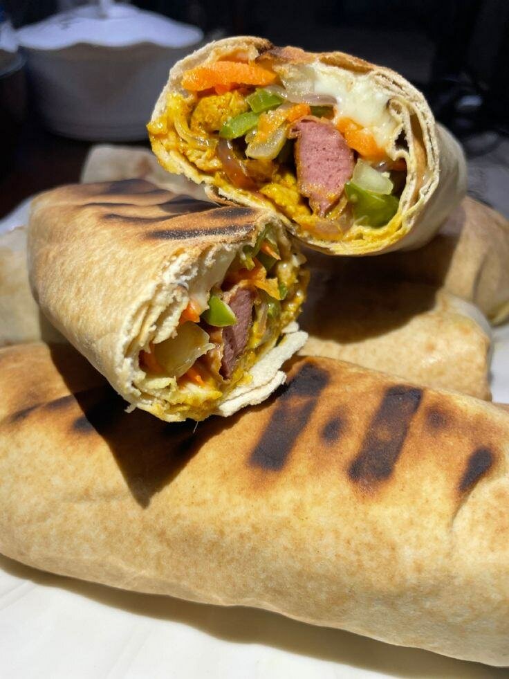 Délicieux wraps grillés