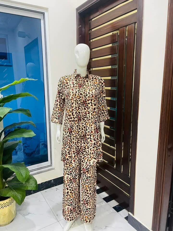 Tiger print suit