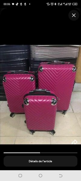 Ensemble de valises rigides