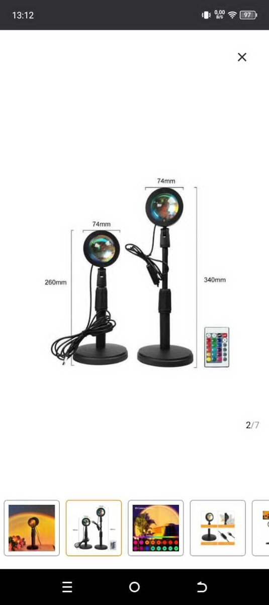 Lampe LED Éclairage Ambiance