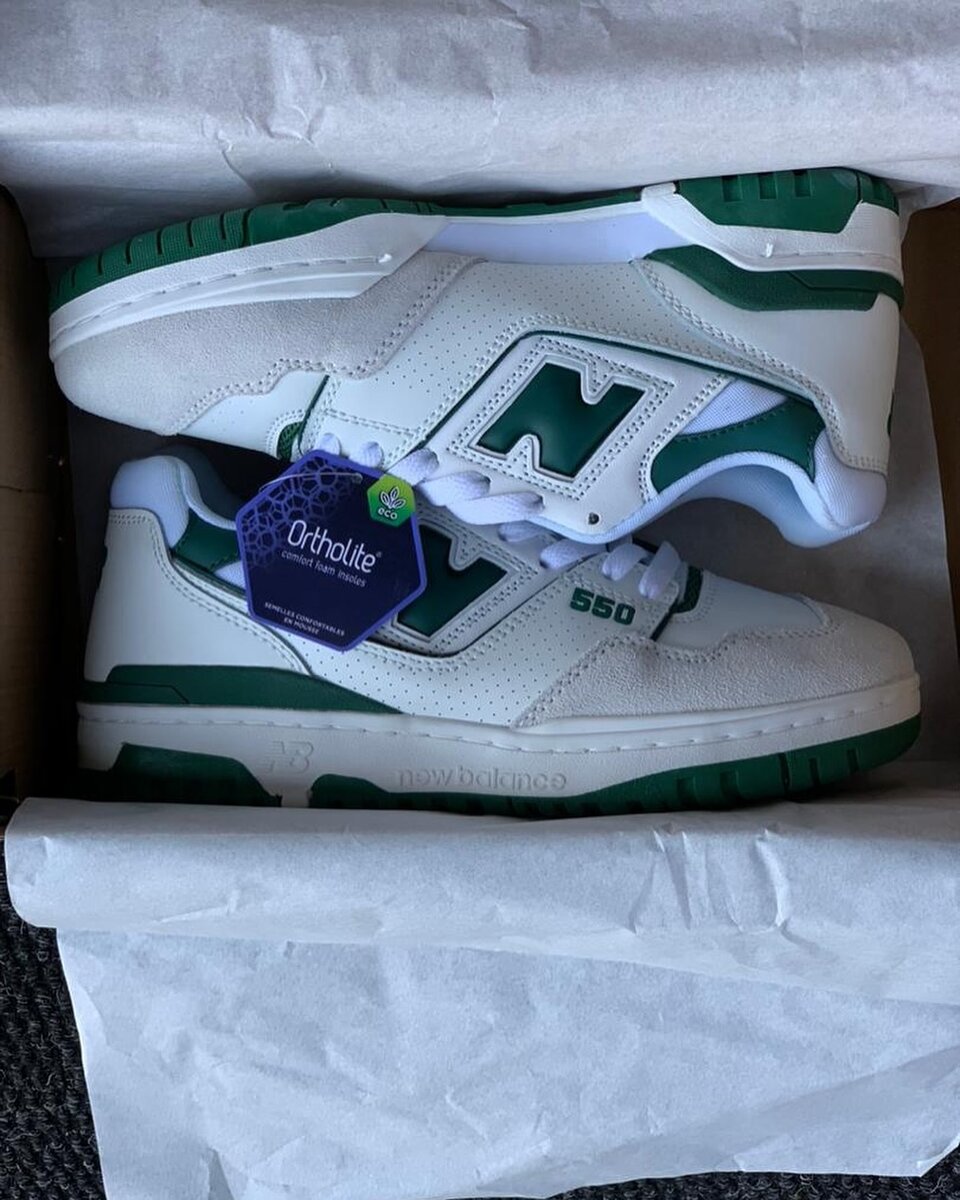 New Balance 550 White/Green
