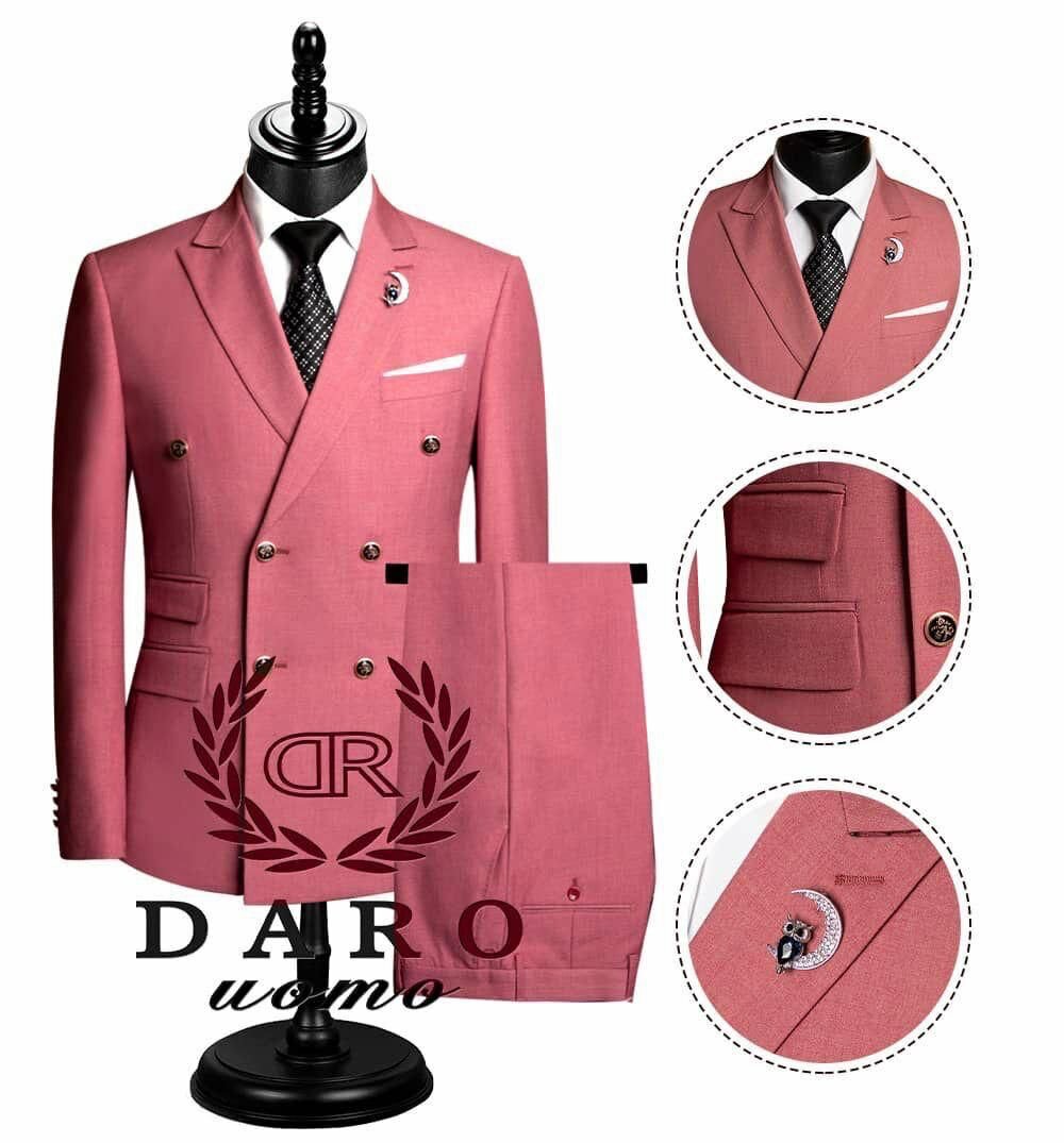 DARO DOUBLE BREASTED SUIT AVAILABLE IN 46/30 48/32 50/34 52/