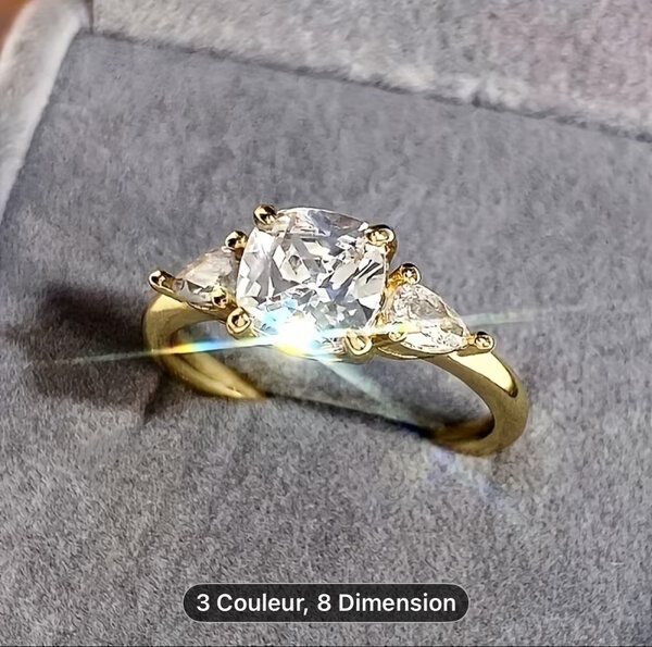 Bague en diamant élégant