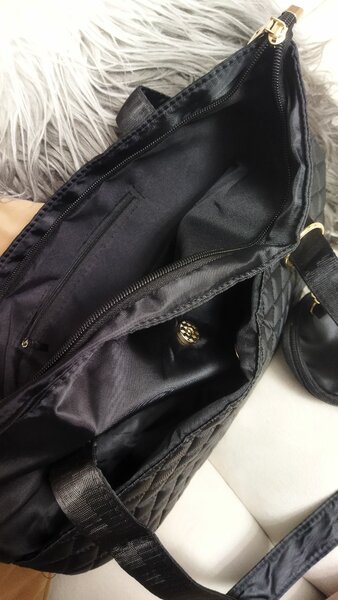 Стеганная сумка шопер