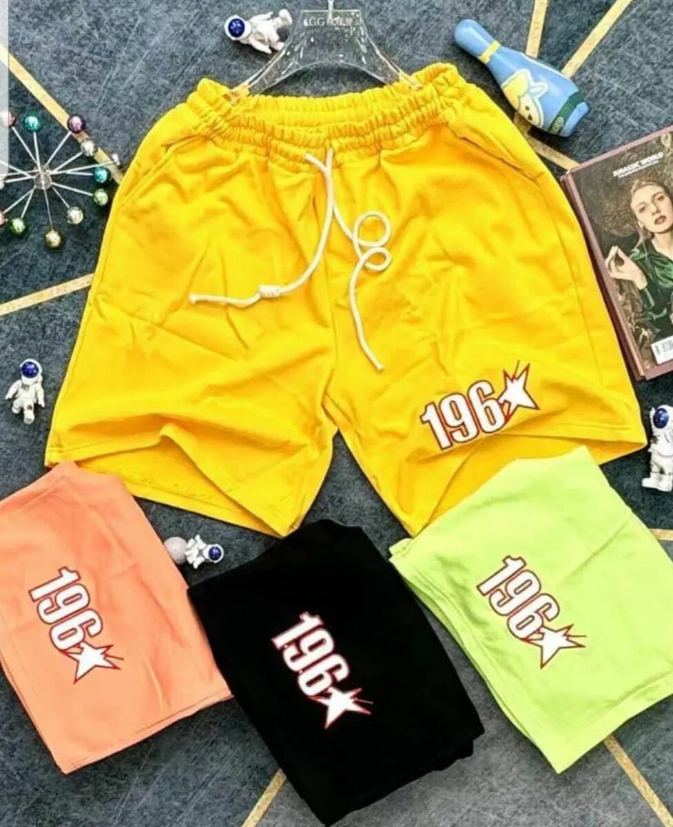 Shorts colorés tendance