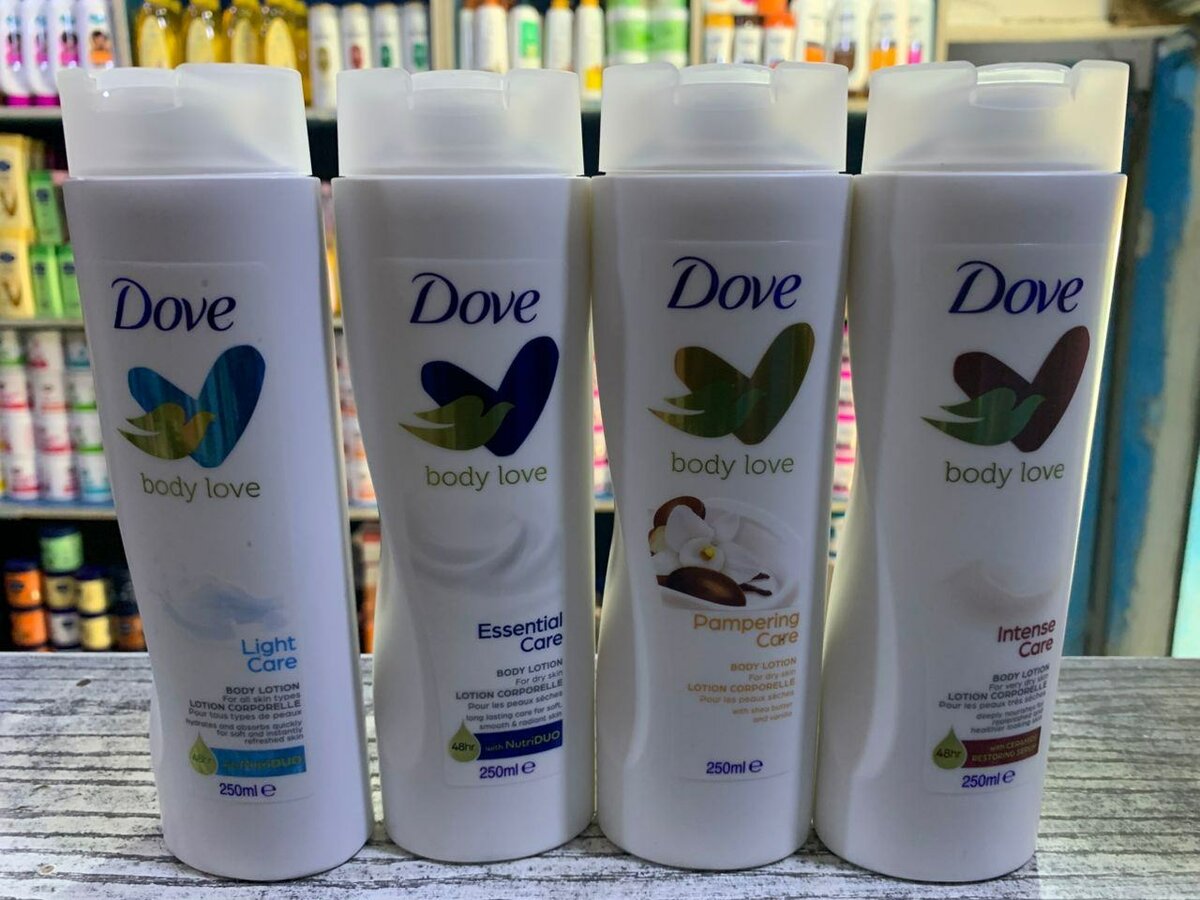 Dove body lotion