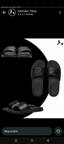 Claquettes Nike unisexes