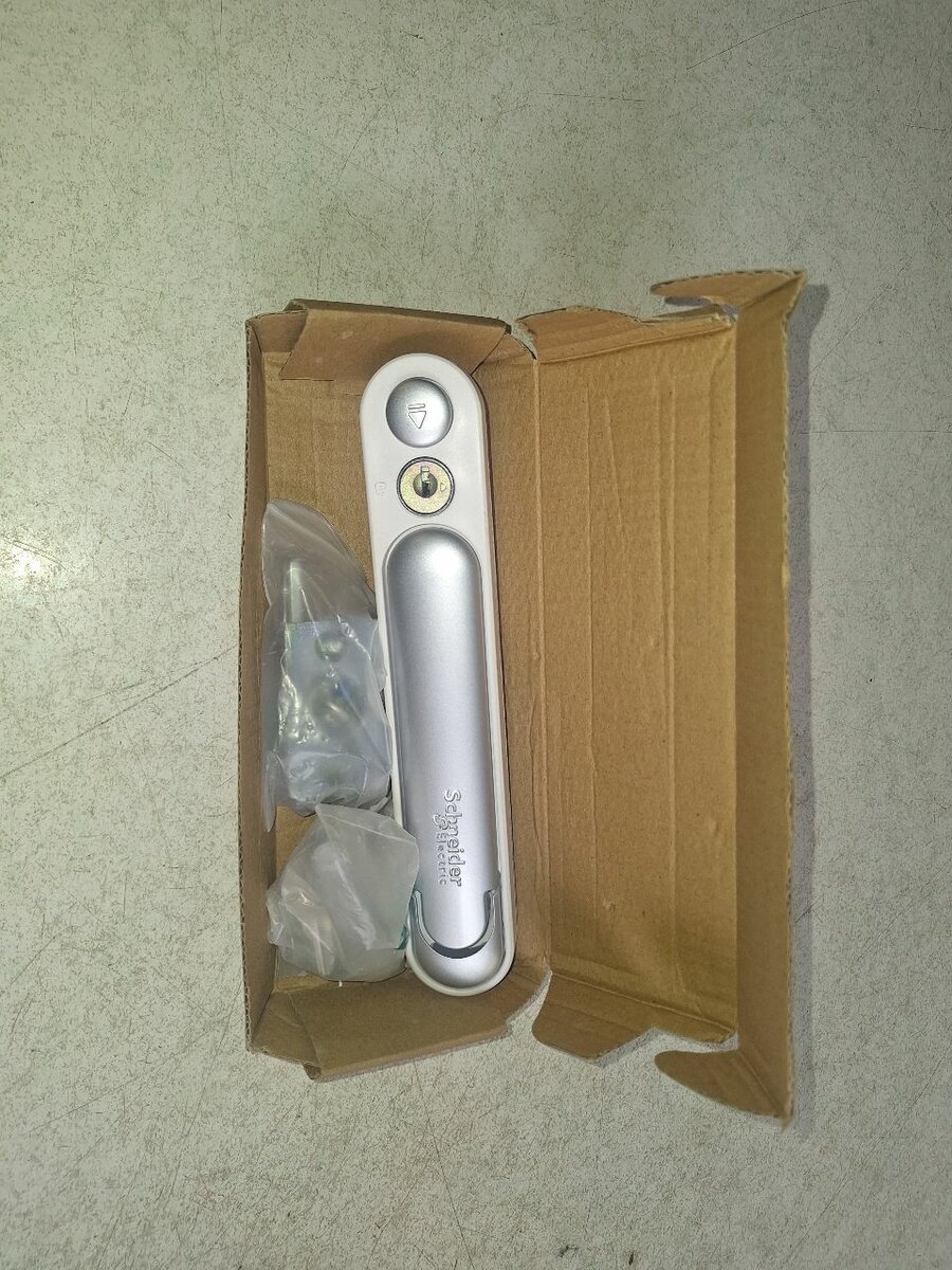 Poignée de porte Schneider argentée