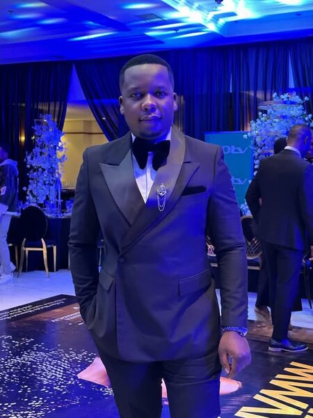 Men's suit dark grey