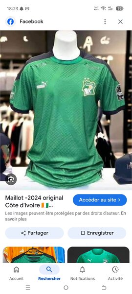 Maillot Côte d'Ivoire