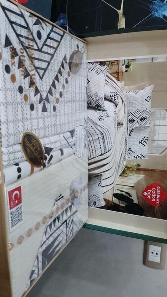 Draps de 6 pieces 100% coton en provenance d'Égypte