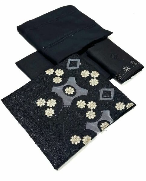 Khadar embroided 3 pcs suit