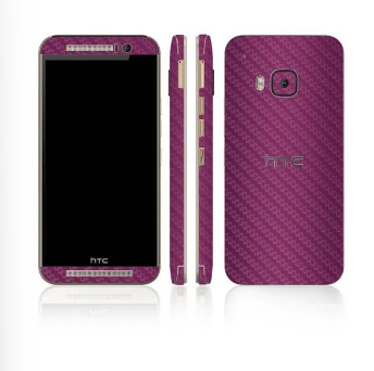 HTC ONE M9 Purple Carbon Fiber Texture Mobile Skin