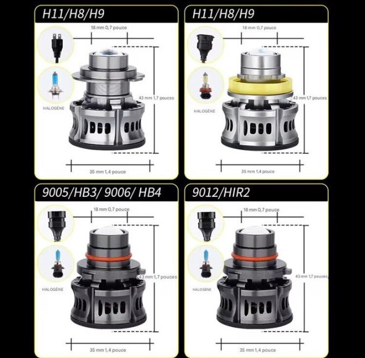 Ampoule LED Voiture Laser