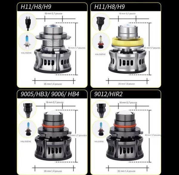 Ampoule LED Voiture Laser