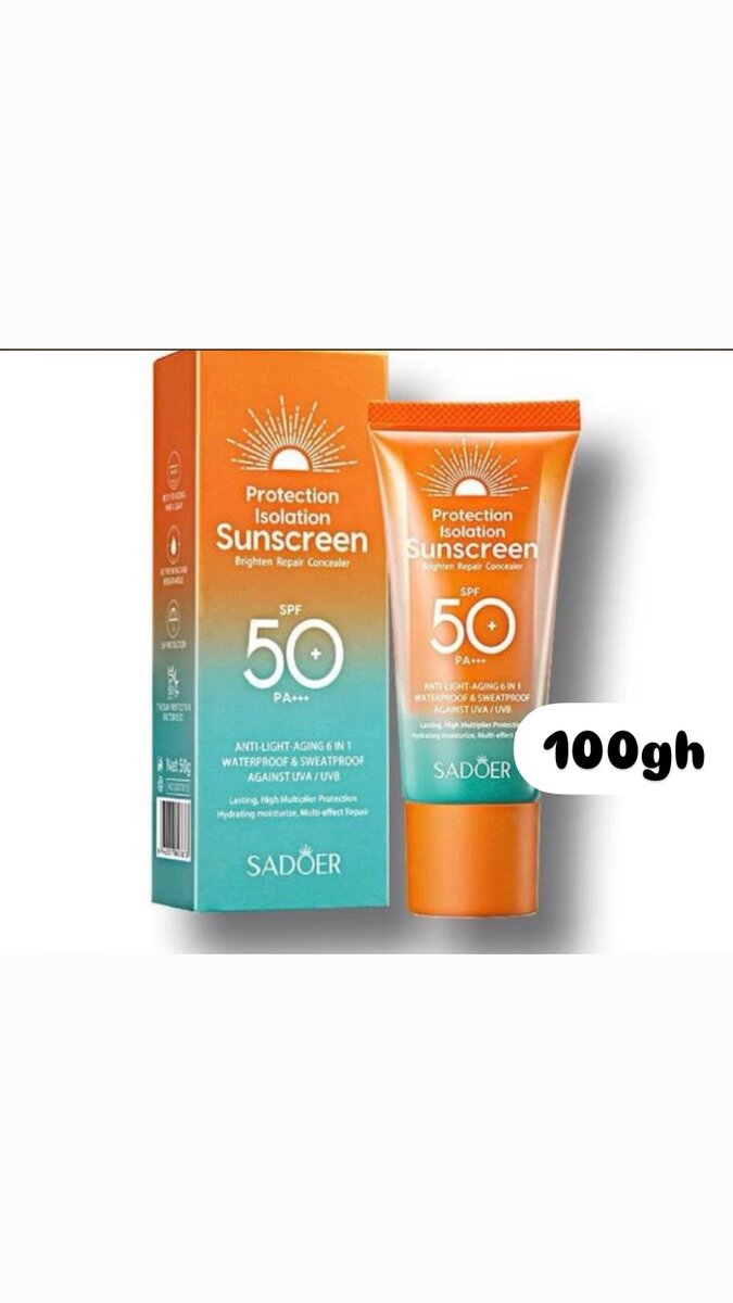 Protection Isolation Sunscreen