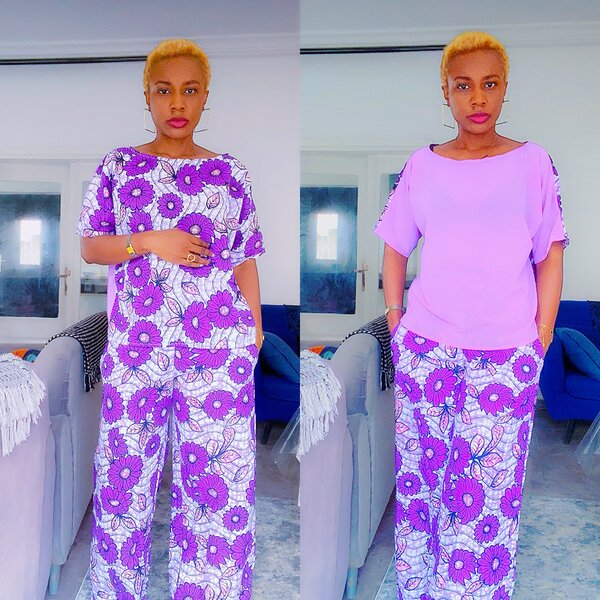 Tunique & Pantalon Wax (Ensemble OLMI )