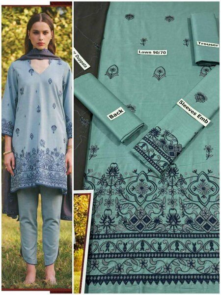 3pc unstich ladies suits