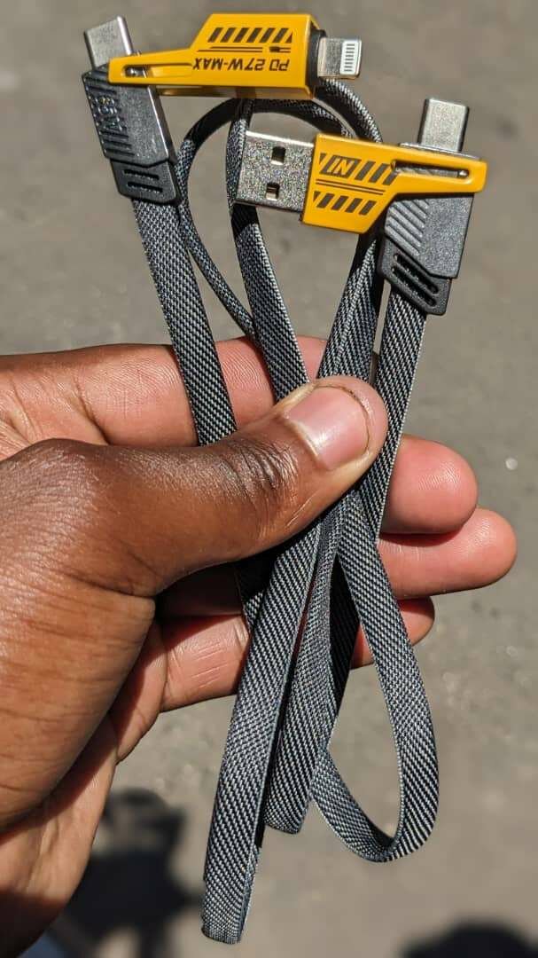 4 in 1 quality 100w phone charging cables