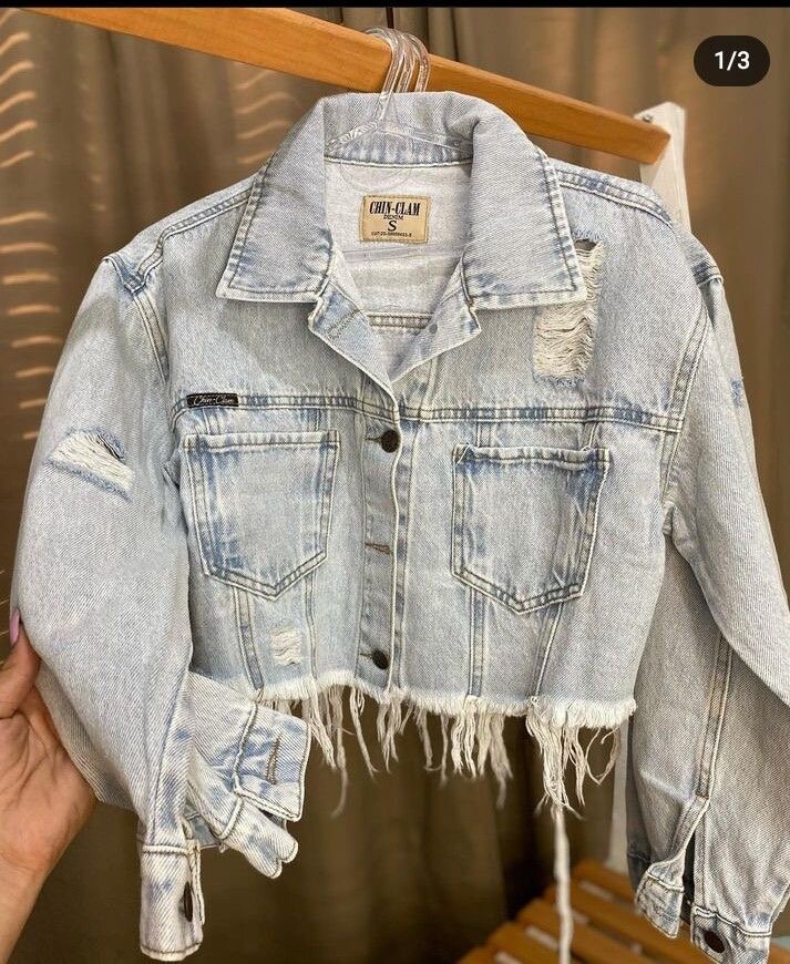 Veste en jean décontractée