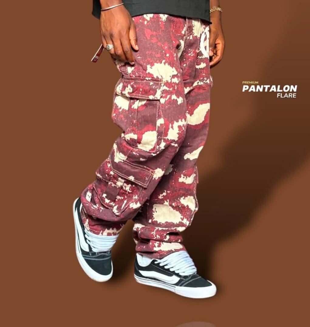 PANTALON CARGO FLARE