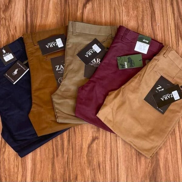 ORIGINAL NON- STRETCH KHAKI TROUSERS  AVAILABLE IN STOCK