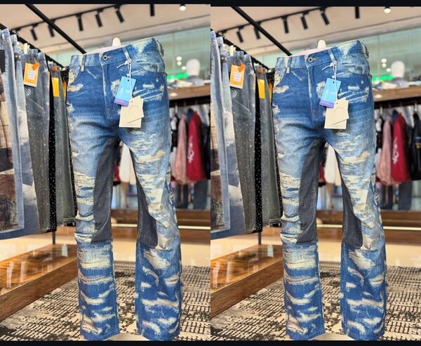 Jeans évasés tendance homme