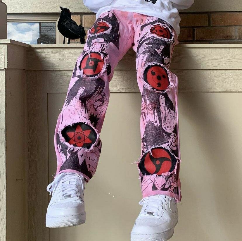 Jeans imprimés animés tendance