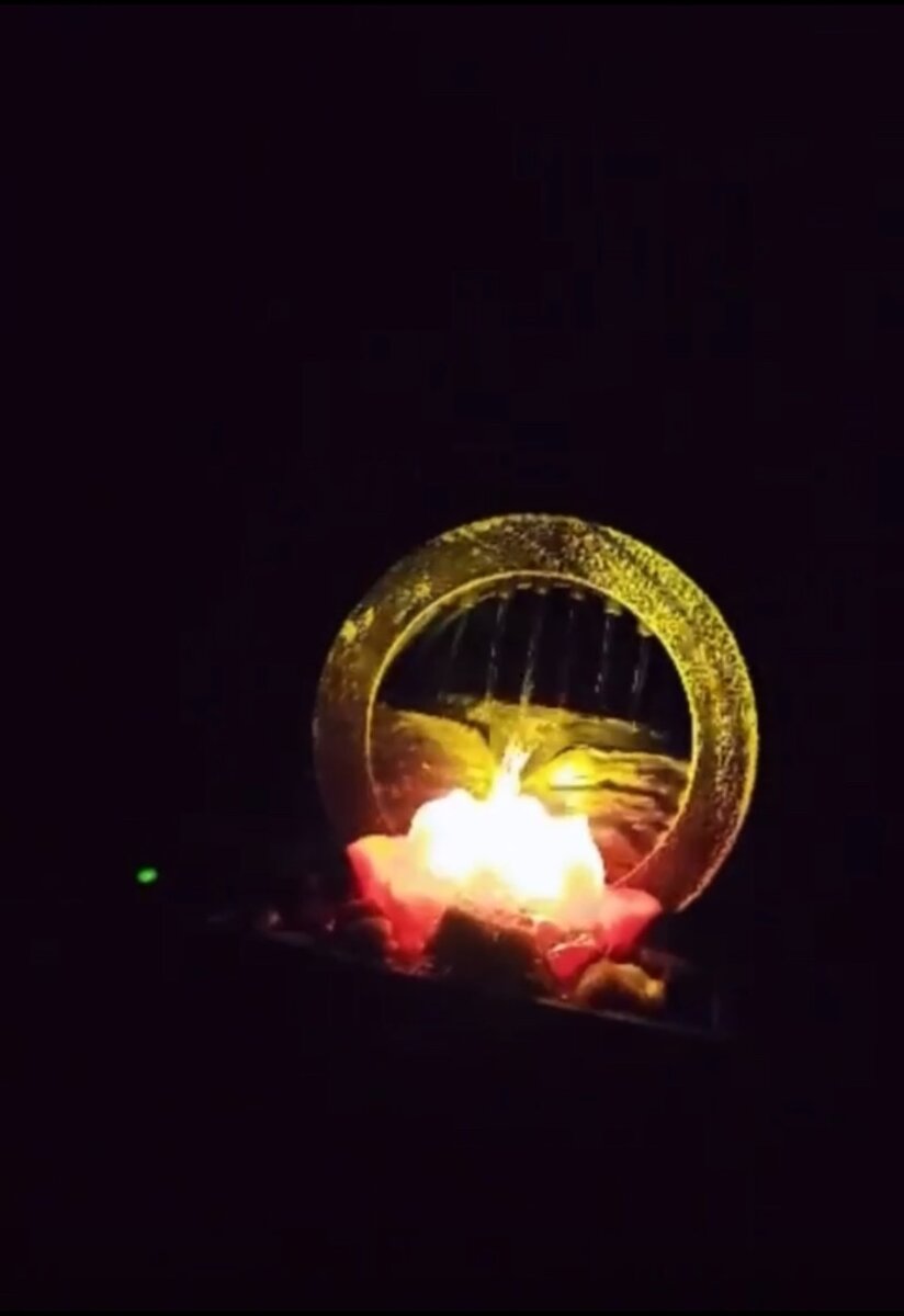 Fontaine d'intérieur LED Lotus